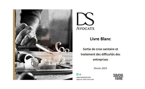 Livre Blanc – Sortie de crise sanitaire et traitement des difficultés des entreprises